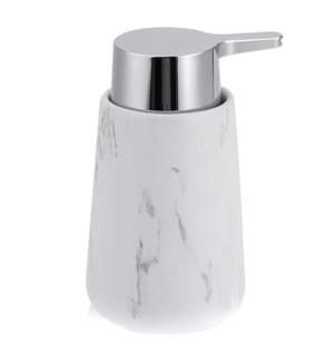 Seifenspender MARBLE-B Ø8.3 - Weiss und Silber