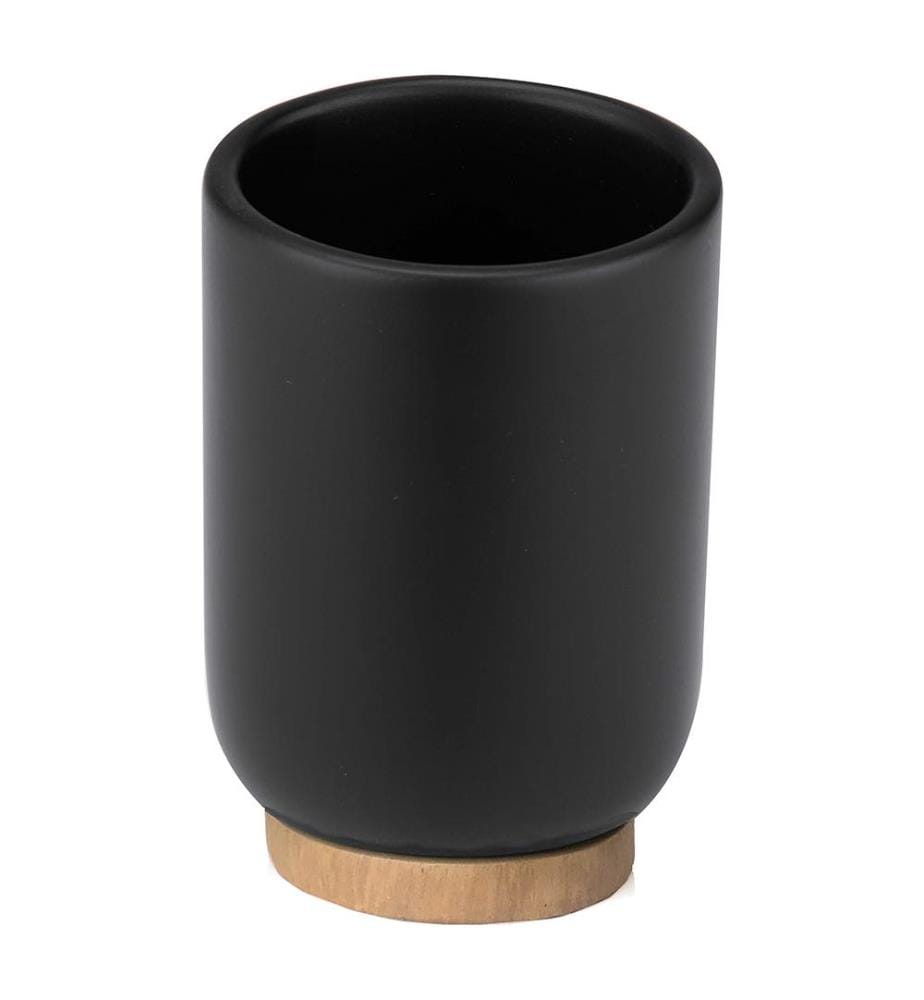 Zahnbürstenhalter KENDAMA Ø7 cm - Schwarz