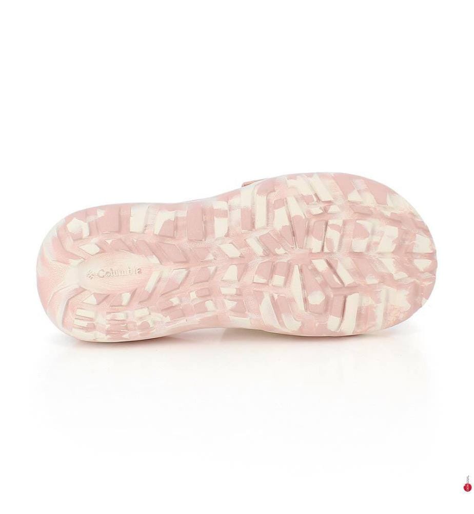 Sandales slide - Blanc et Rose