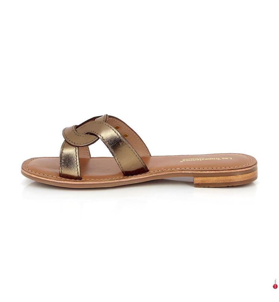 Mules Métallisées Hanita - Bronze Metallic