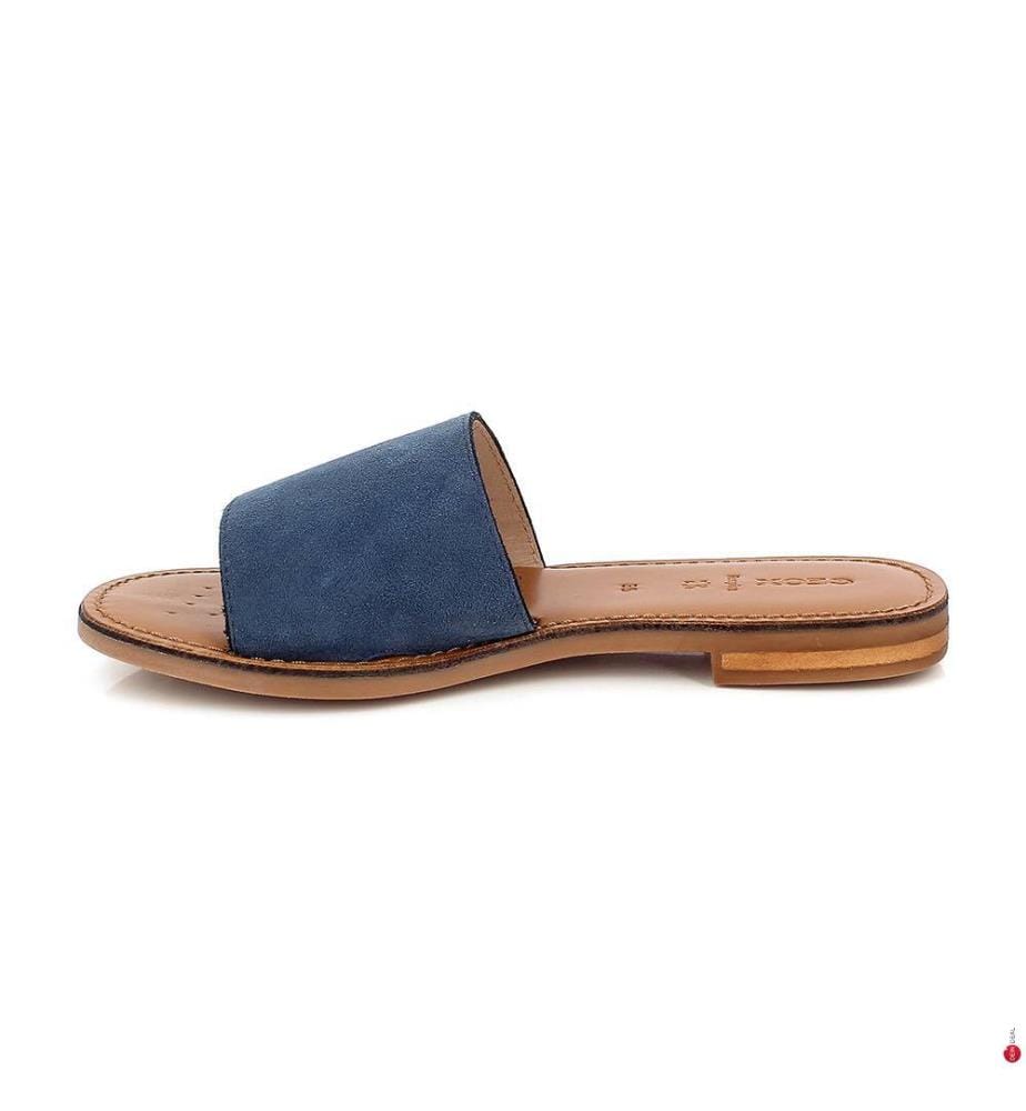 Mules - Bleu et Marron