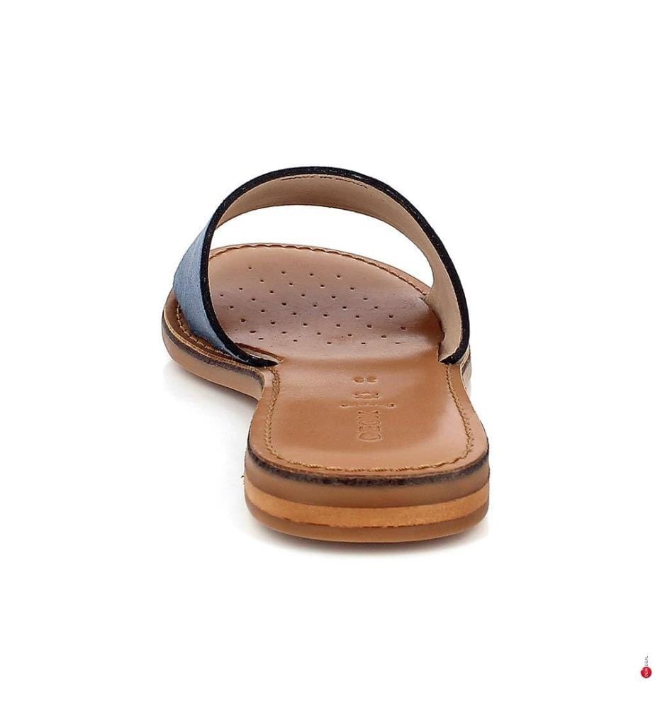 Mules - Bleu et Marron