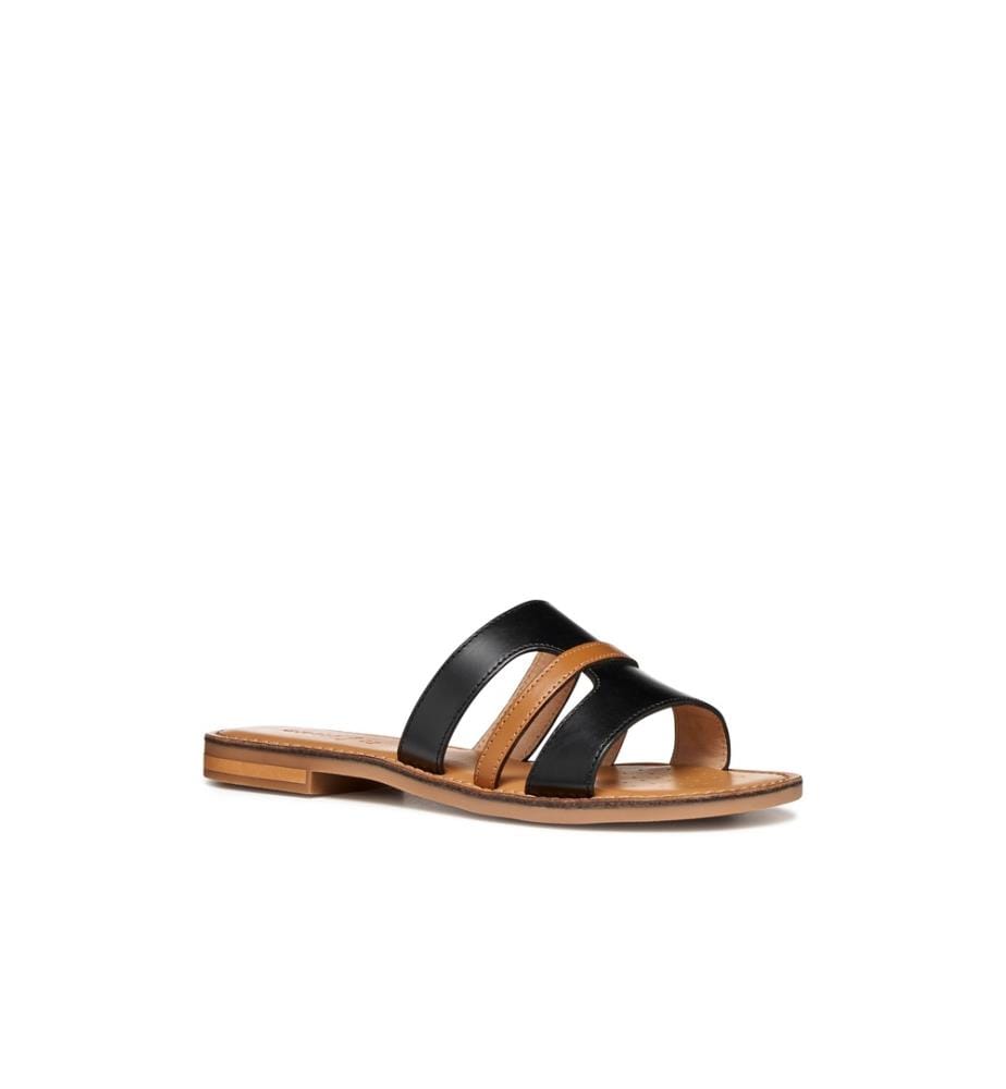 Mules Maddalusiac - Noir Camel