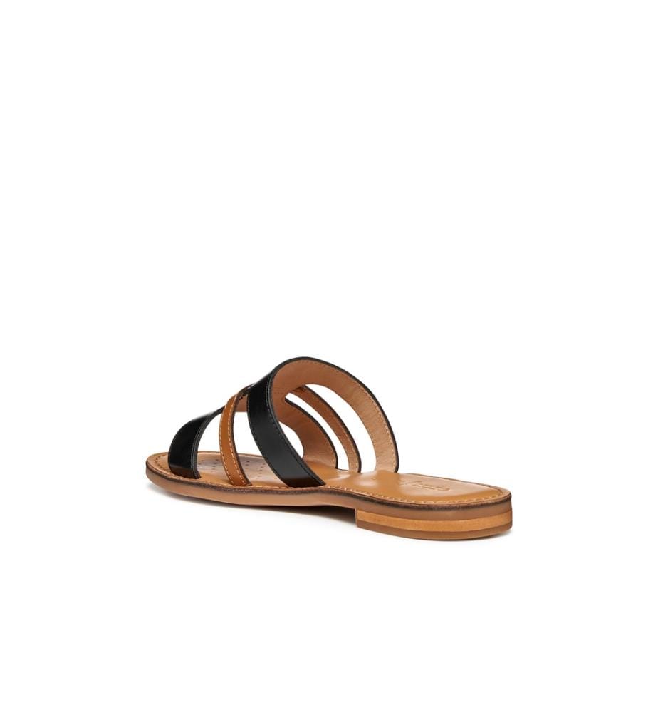 Mules Maddalusiac - Noir Camel