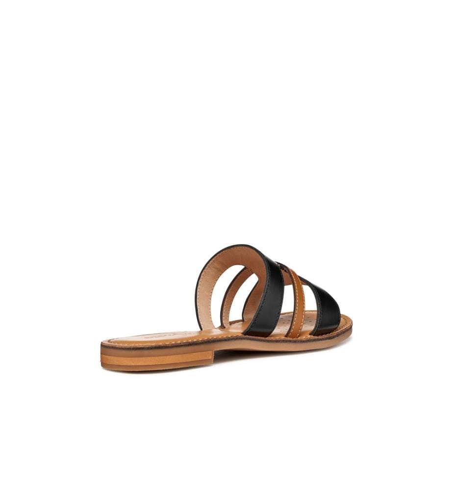 Mules Maddalusiac - Noir Camel