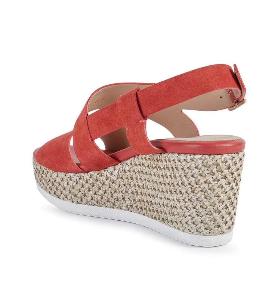 Sandales Lipari - Beige et Corail