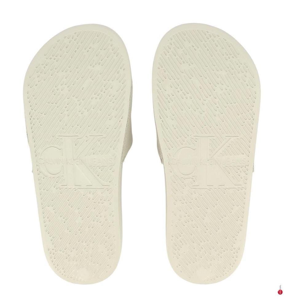 Mules à Logo - Beige