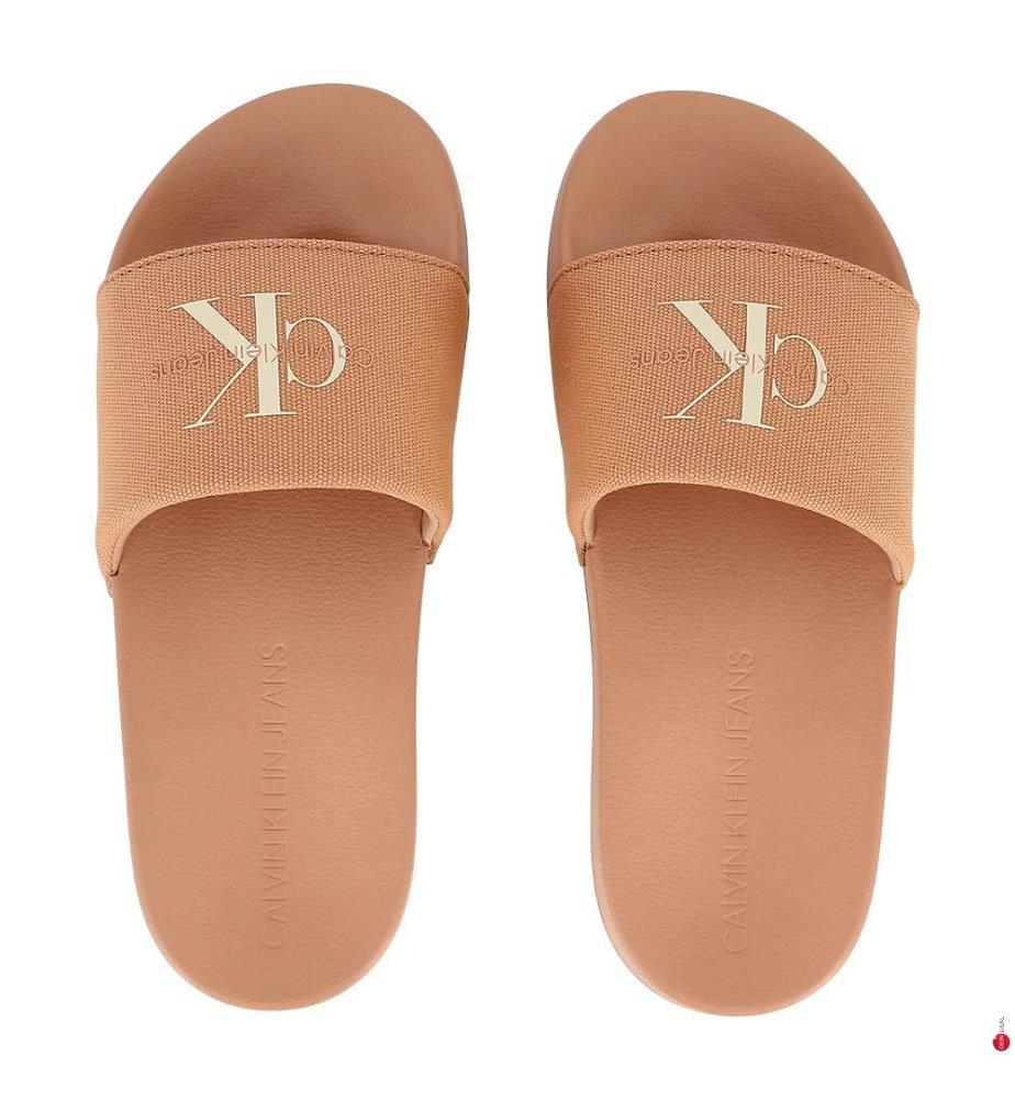 Mules à Logo - Corail