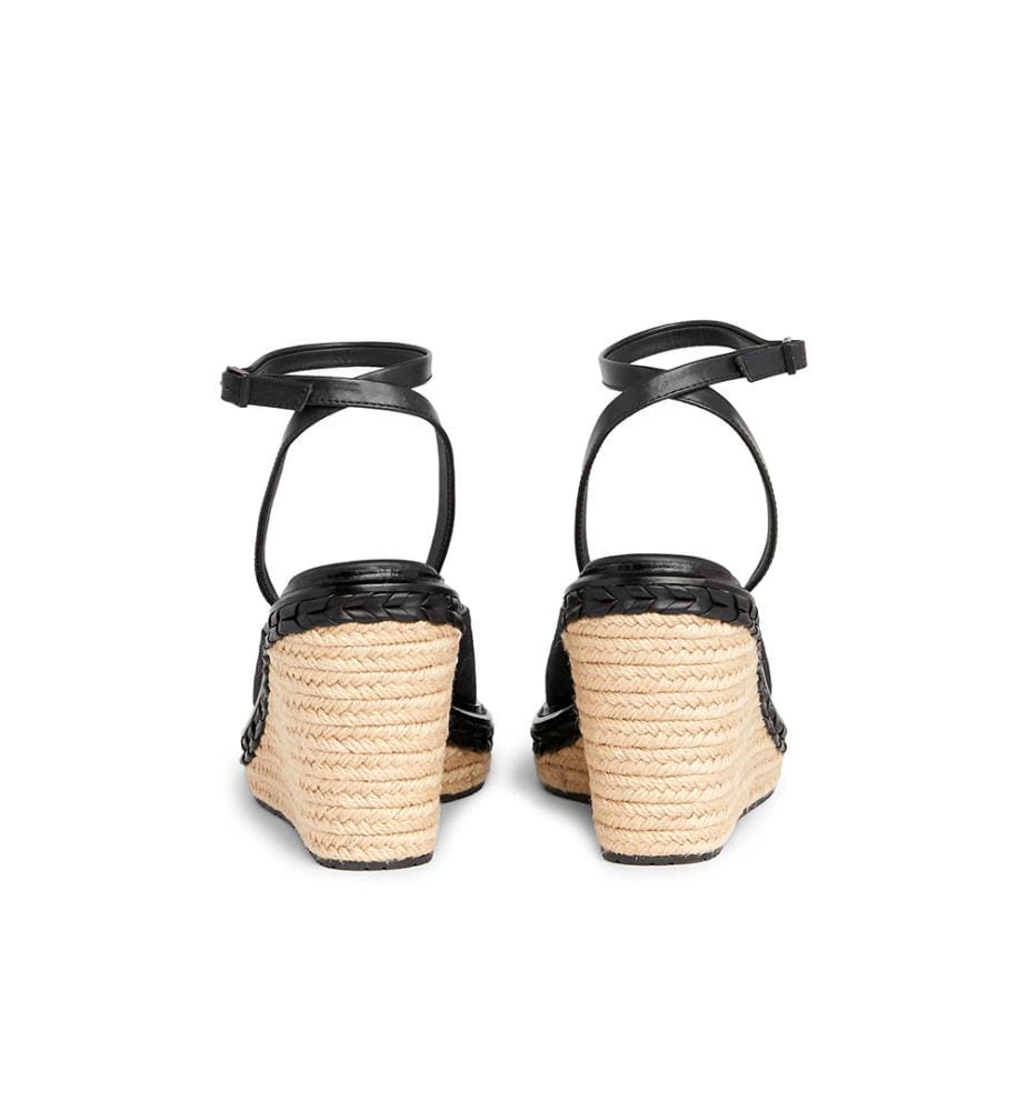 Plateau-Sandalen Wedge Sandal 70 Mono Jacq - Schwarz