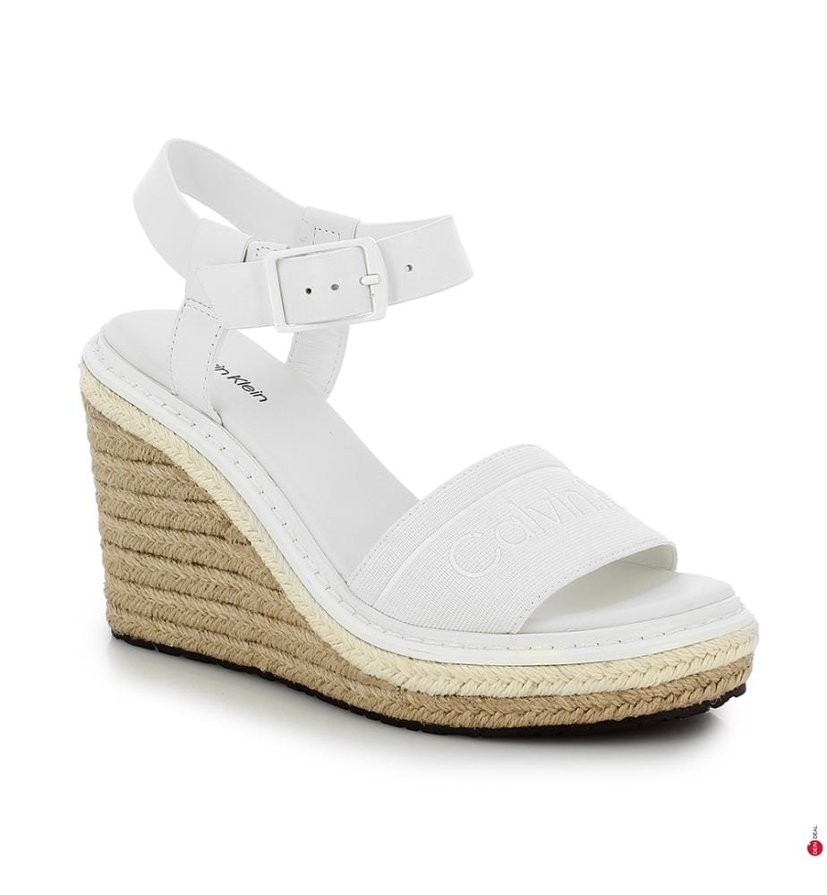 Plateau-Sandalen Wedge Sandal 70 He - Weiss