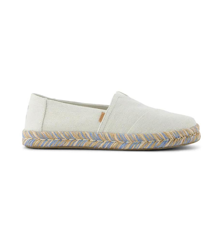 Espadrilles Alpargata Rope 2.0 Denim Texturé - Blanc Onyx