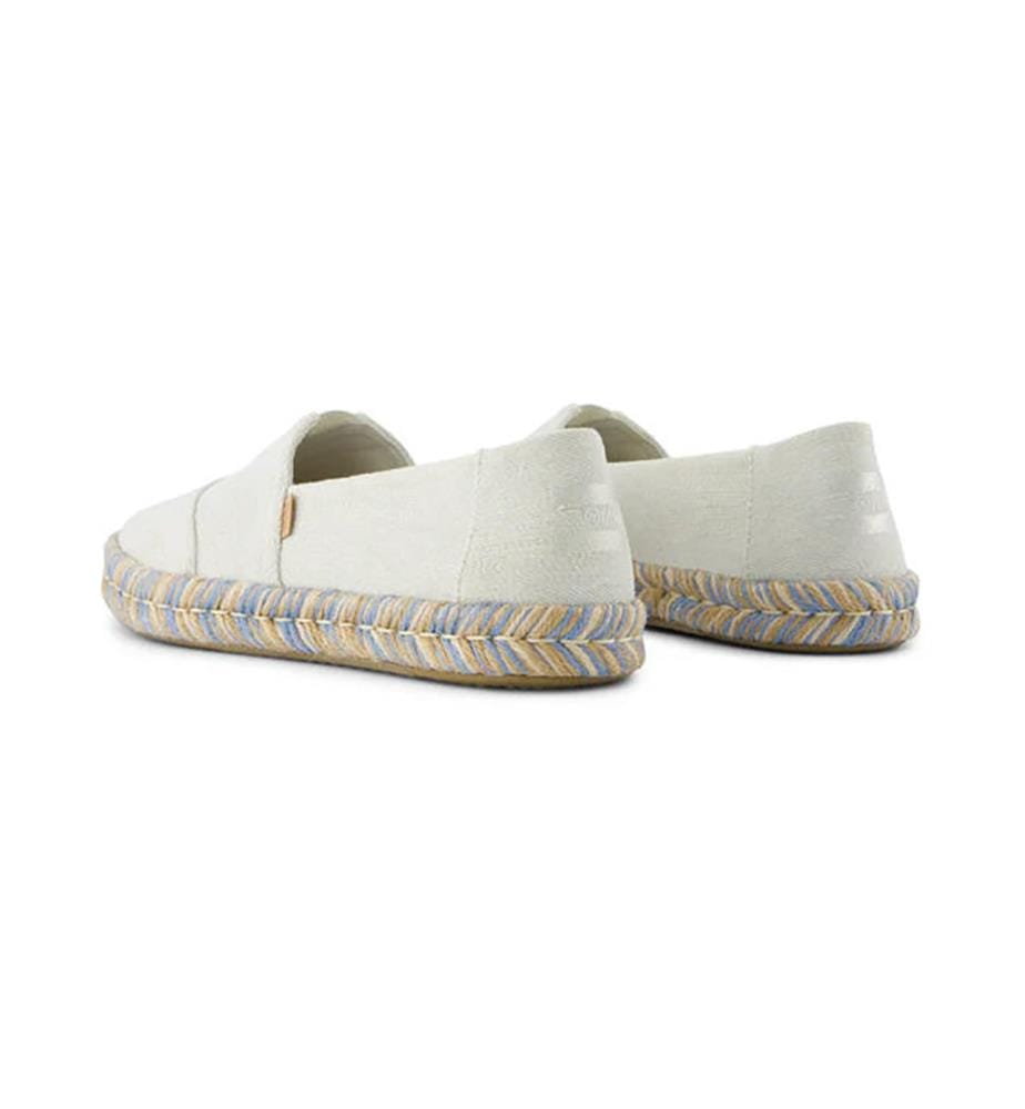 Espadrilles Alpargata Rope 2.0 Denim Texturé - Blanc Onyx