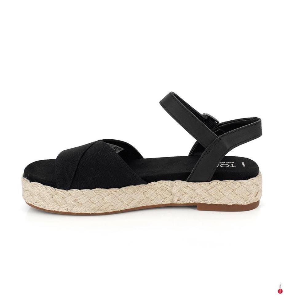 Sandalen Abby Slubby Woven - Schwarz