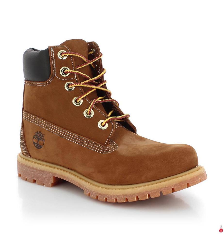 Bottines en cuir imperméables - Camel