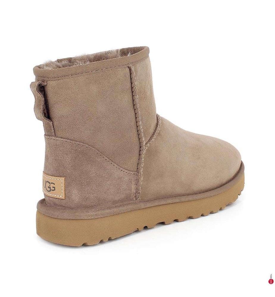 Bottines en Cuir Classic Mini II - Brun Clair