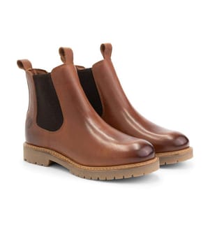 Bottines en Cuir Rosseland - Camel
