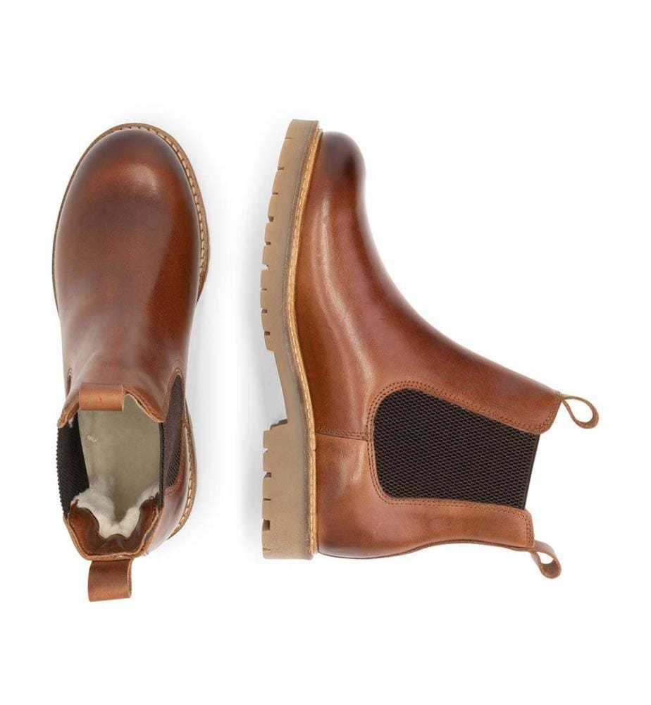 Bottines en Cuir Rosseland - Camel