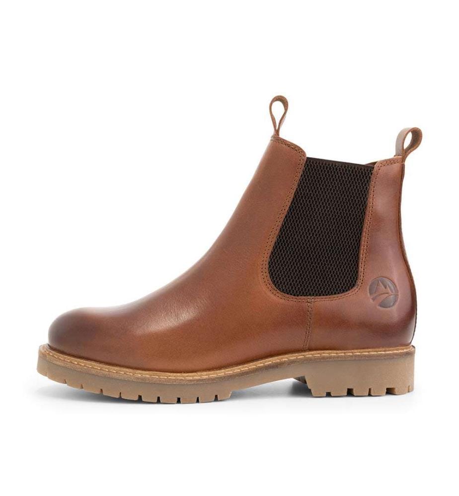 Bottines en Cuir Rosseland - Camel