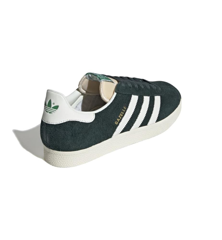 Baskets Gazelle Unisexes - Vert Foncé et Blanc