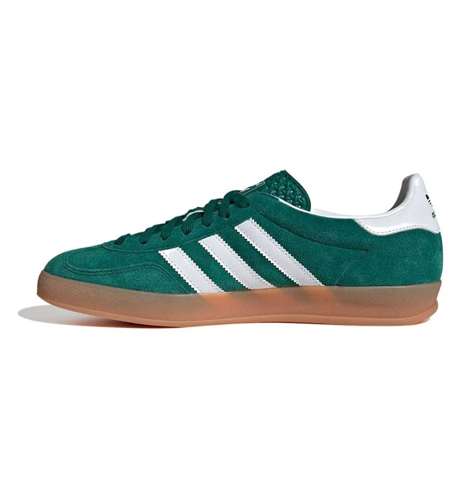 Baskets Gazelle Indoor - Vert Foncé et Blanc