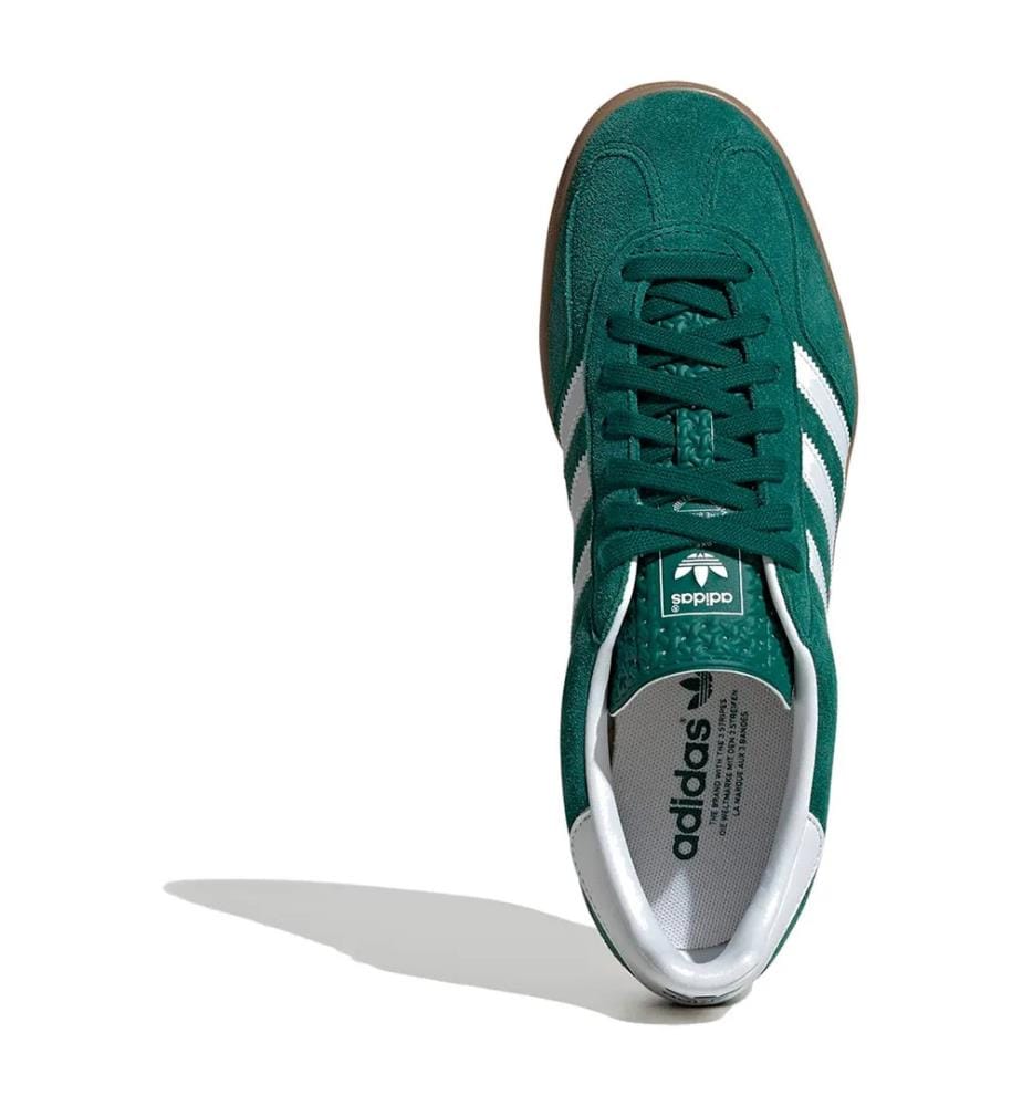 Baskets Gazelle Indoor - Vert Foncé et Blanc