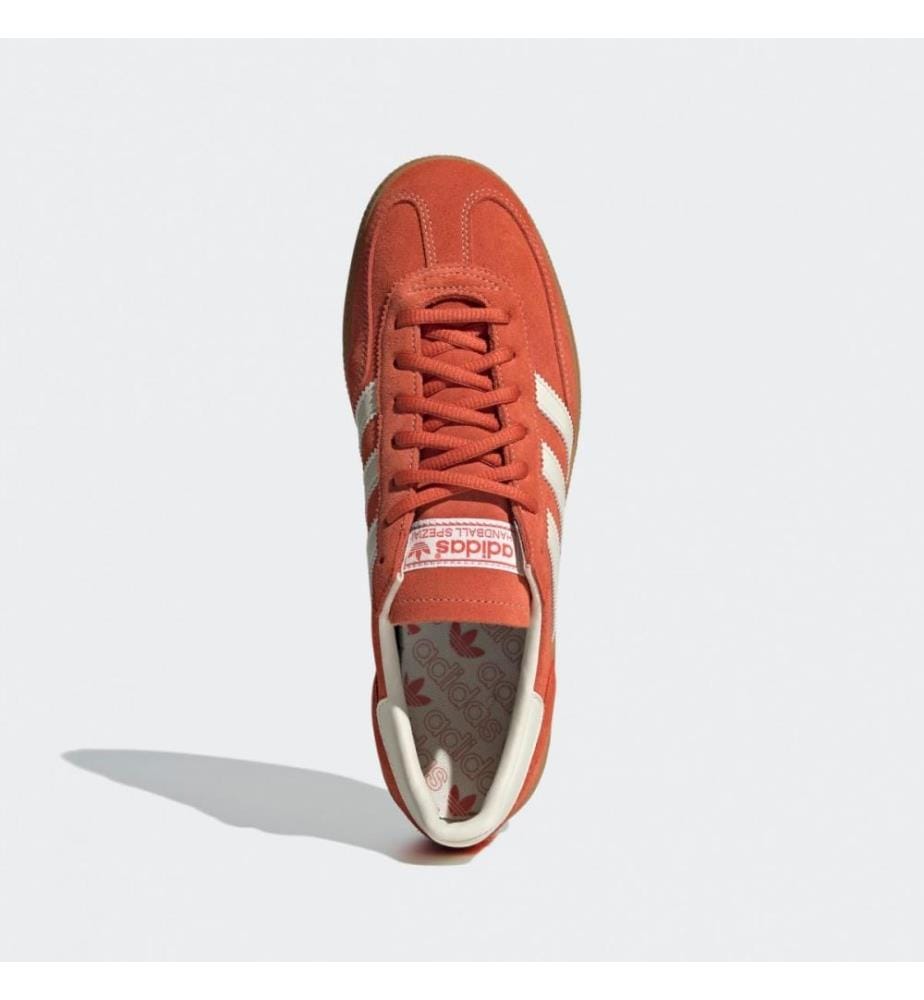 Baskets Handball Spezial - Corail et Blanc