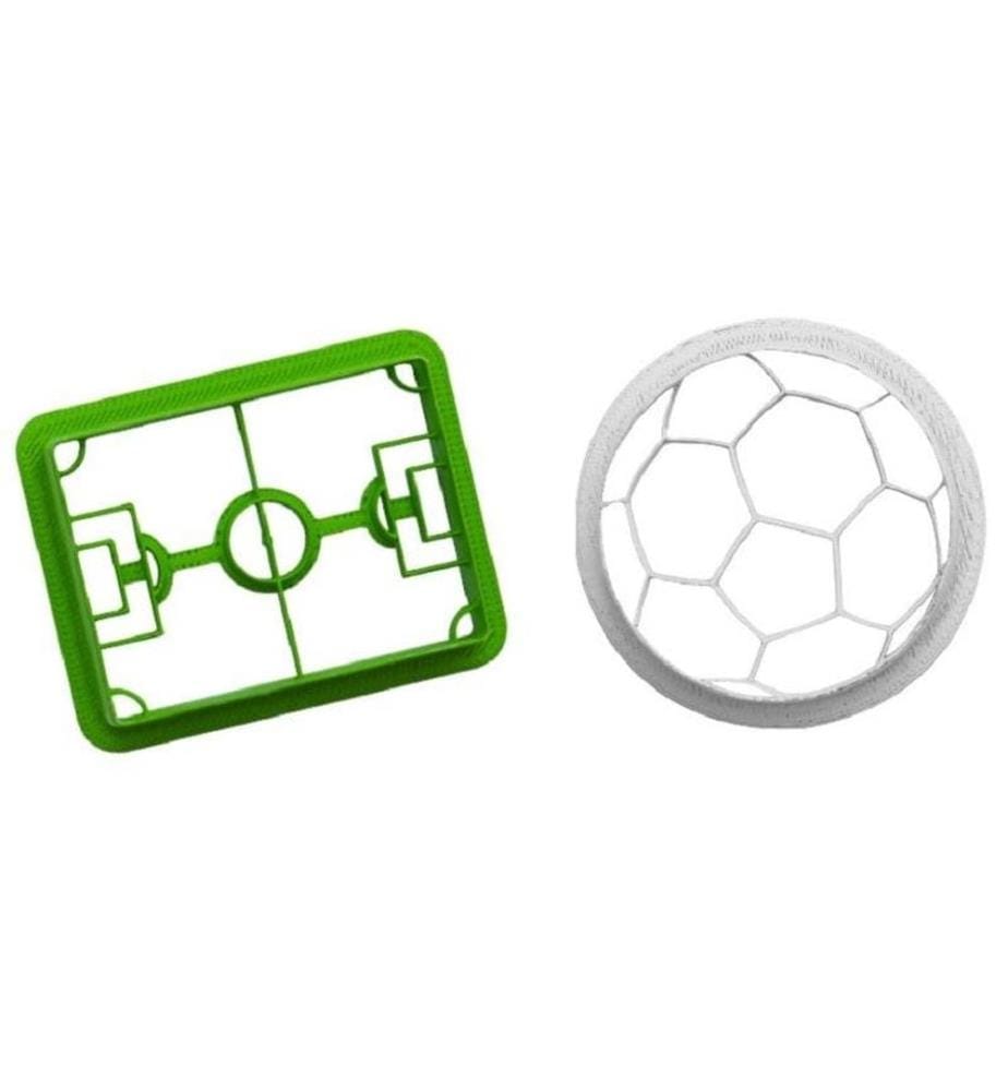 DECORA - Guetzli-Ausstecher-Set 2 Stück, Fussball