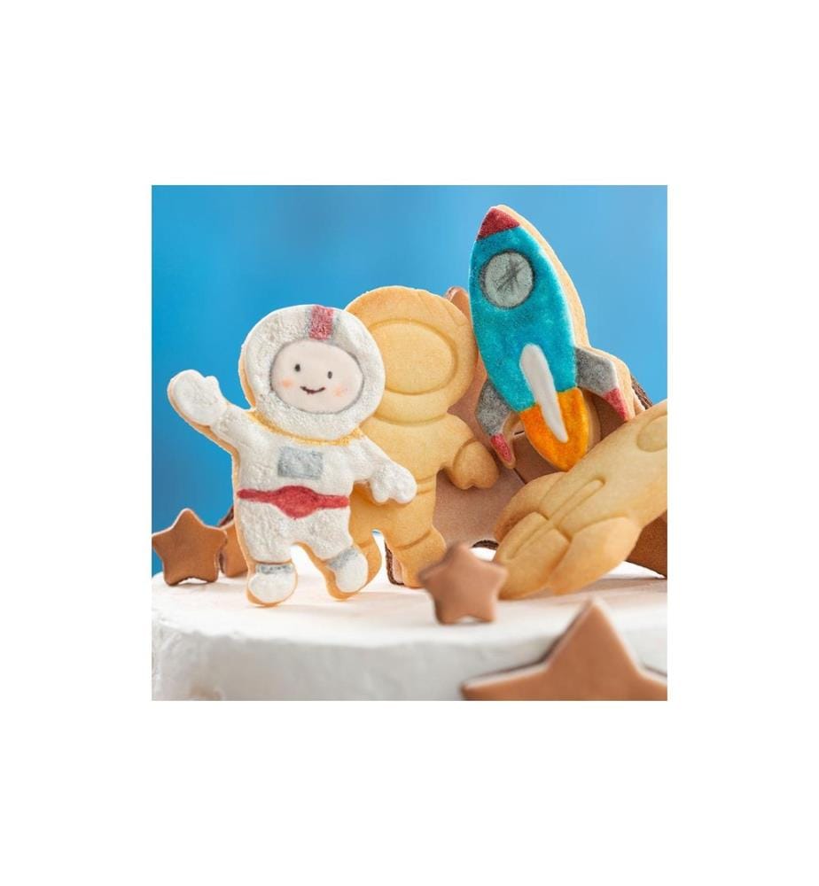 DECORA - Guetzli-Ausstecher-Set 2 Stück, Weltall