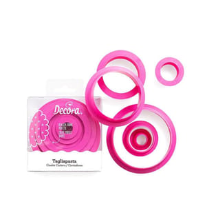 DECORA - Kits d'emporte-pièces 6 pièces, cercle