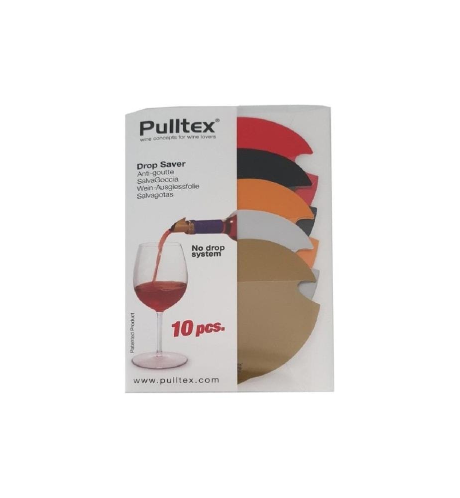 Pulltex - Weinfolie No Drop 10 Stück, Mehrfarbig