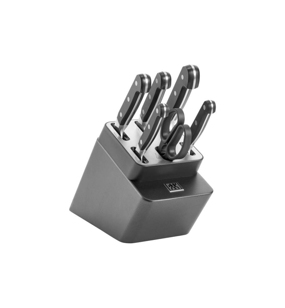 Zwilling - Kits de bloc de couteaux avec couteaux Pro Gris, 7 pièces