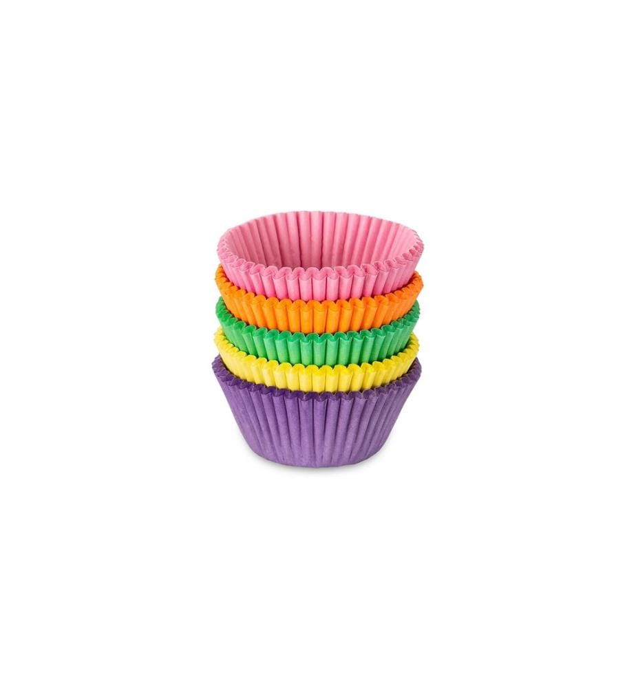 Städter - Muffin Backform Mini 100 Stück, ø 3/4 cm, Bunt