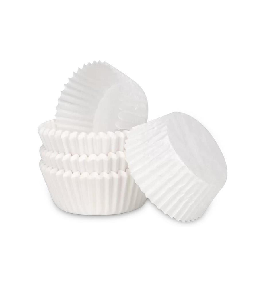 Städter - Muffin Backform Mini 200 Stück, ø 3/4 cm, Weiss