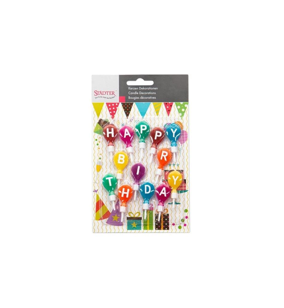 Städter - Bougie Happy Birthday 13 Pièce/s