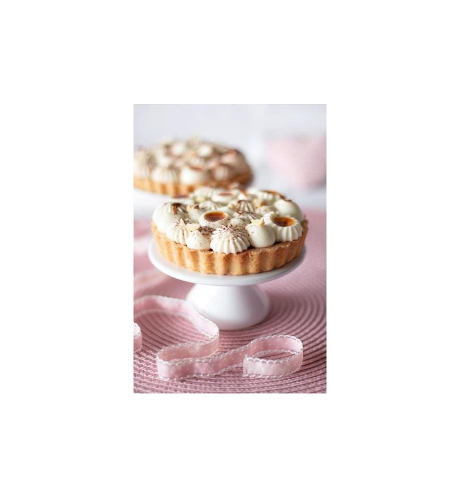 Städter - Moule à tarte avec fond élévateur Argent, 12 x 1.8 cm, 2 pièces