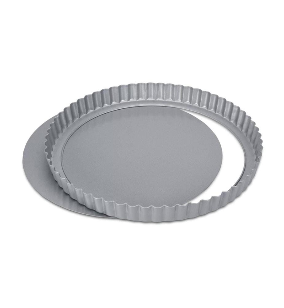 Städter - Moule à tarte avec fond élévateur argent, 24 cm
