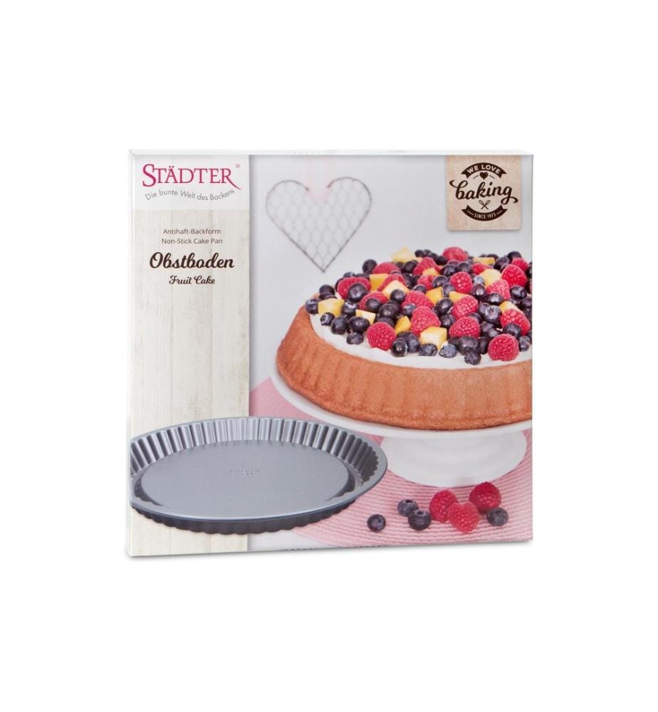 Städter - Moule à tarte Silber, 30 x 3 cm