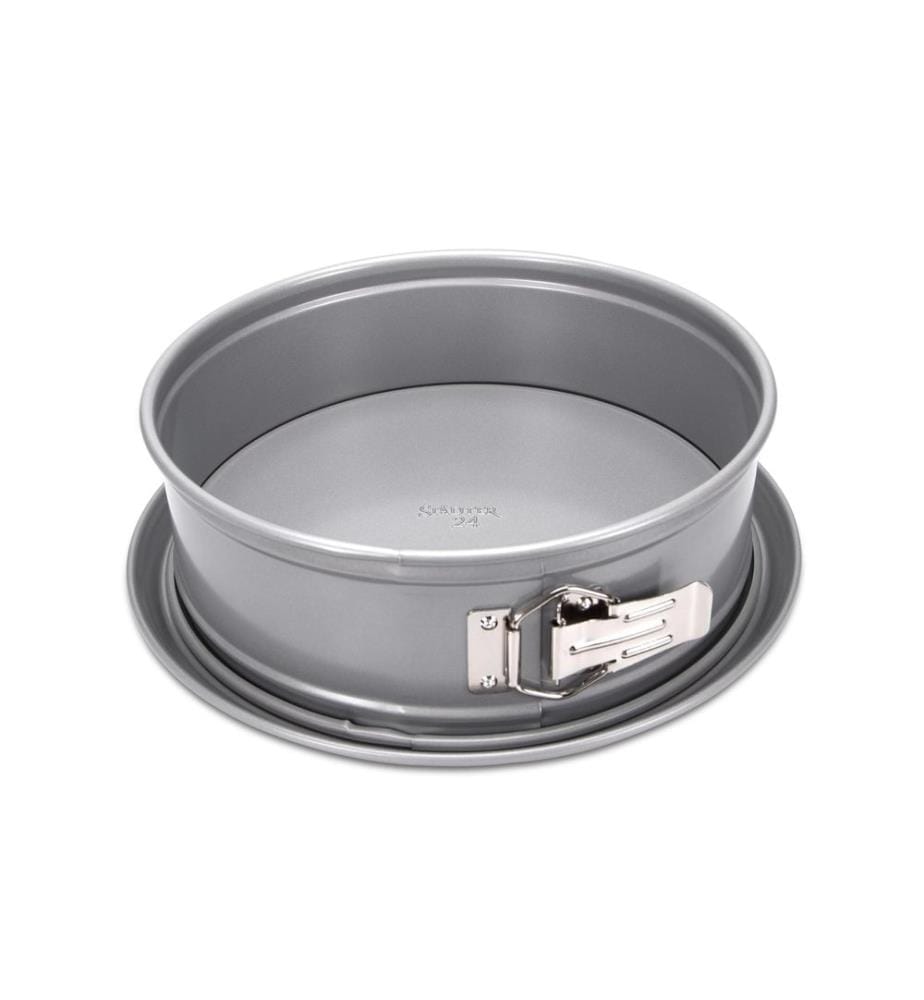 Städter - Moule à charnière avec fond plat argent, 24 cm