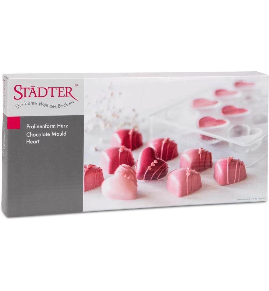 Städter - Pralinenform Herz 13.5 x 27.5 cm
