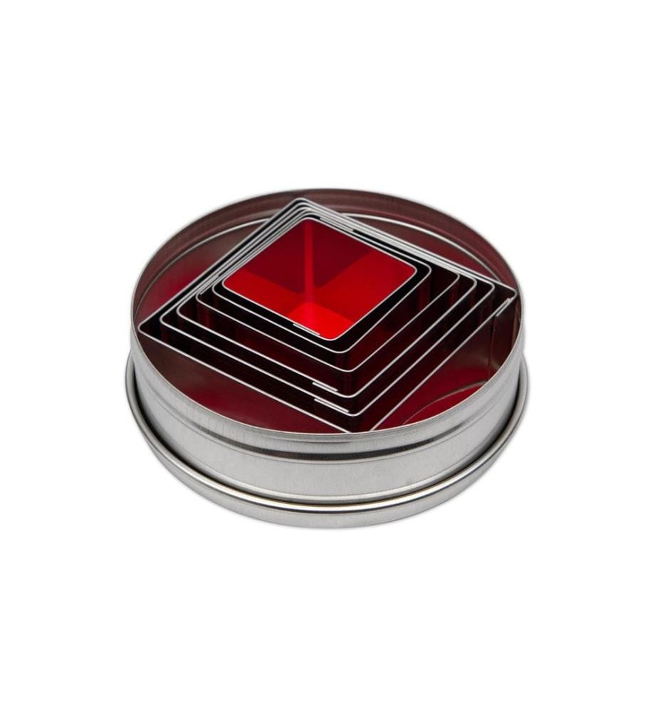 Städter - Emporte-pièce pour biscuits Carré Carré, Set de 6 pièces