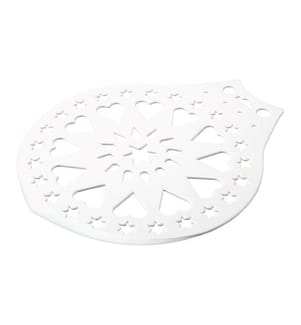 Städter - Pochoir à gâteau Blanc, 28 cm