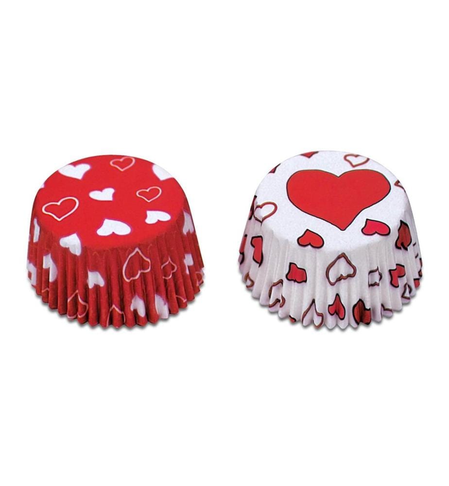 Städter - Muffin Backform Mini Herzen 50 Stück