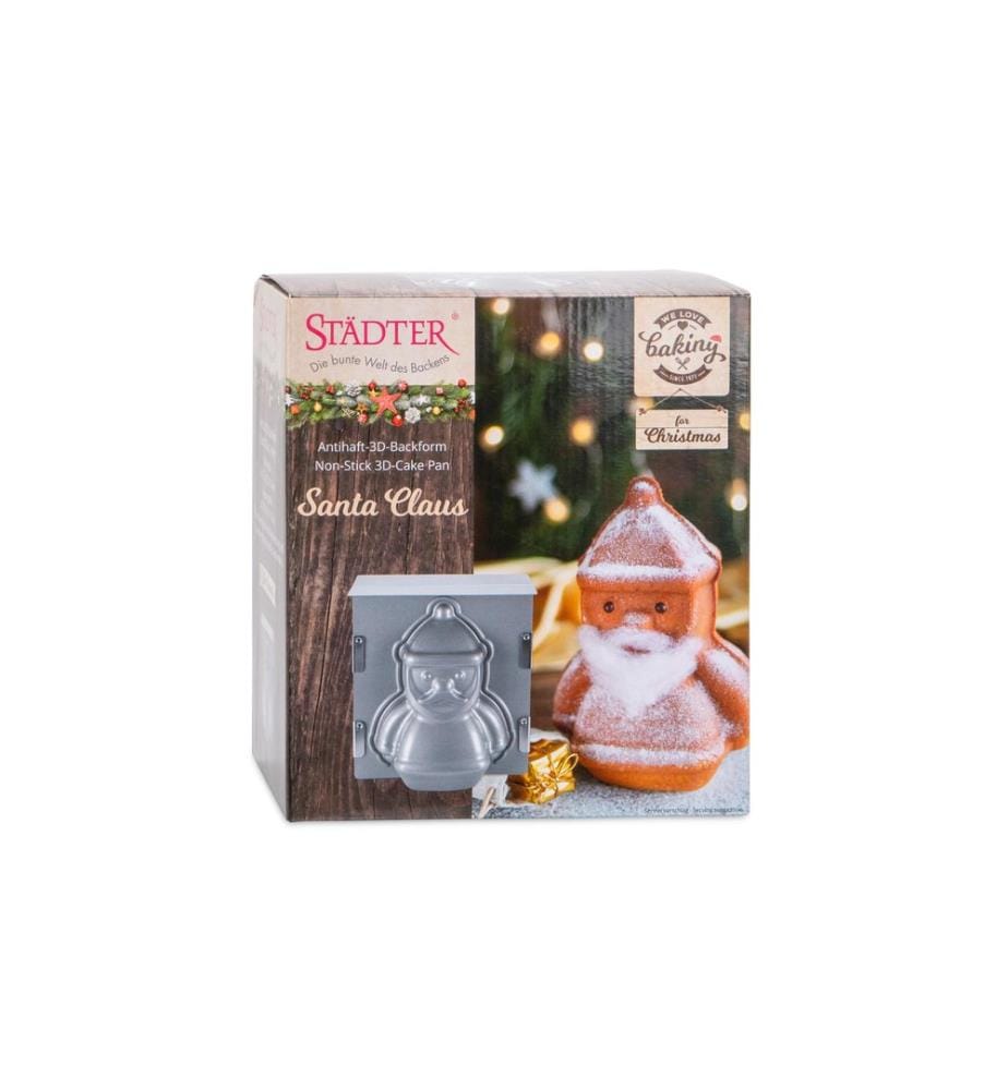 Städter - Cake-Backform 3D Santa Claus 19 x 21 x 12 cm