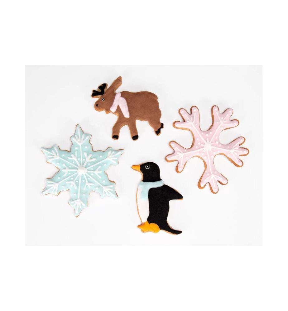 Städter - Guetzli-Ausstecher Winterwunderland 4-teilig, 6-7.5 cm