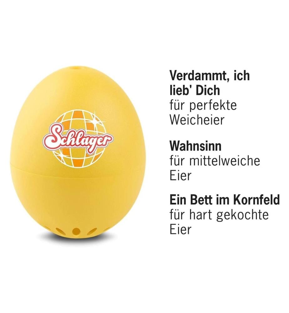 PiepEi - Küchentimer Singende Eieruhr Schlager, Gelb