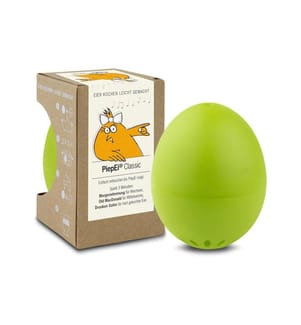 PiepEi - Minuteur de cuisine Coquetier chantant Classic, Vert clair
