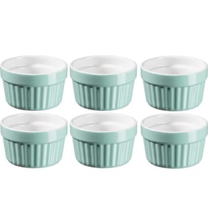 Mäser - Services de plats en cocotte OMEA 9.5 cm, 6 pièces, menthe