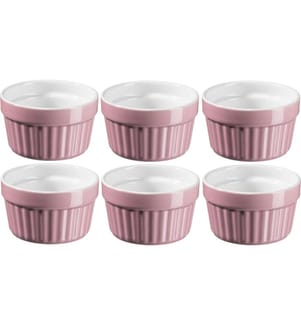 Mäser - Services de plats en cocotte OMEA 9.5 cm, 6 pièces, rose