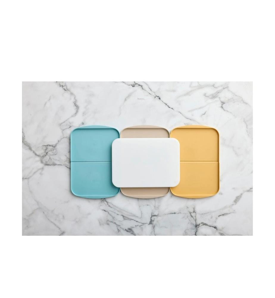 ROSTI - Planche à découper avec des coques 26.8 cm x 39.5 cm,  vert nordique