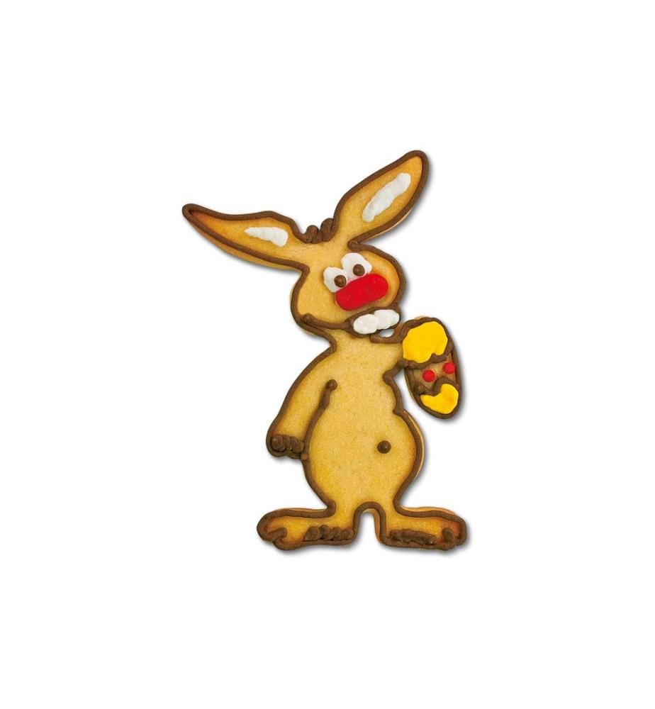 Städter - Guetzli-Ausstecher Hase mit Ei, Edelstahl, 10 cm